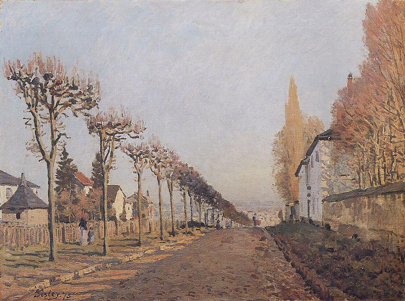 Alfred Sisley Chemin de la Machine Louveciennes,